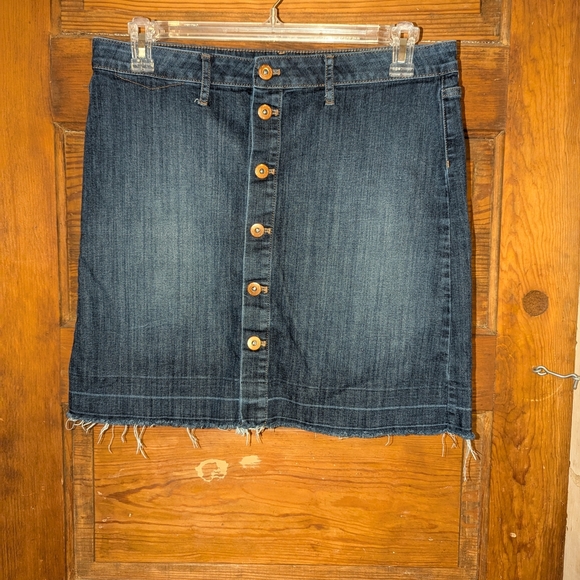 Articles of society button up denim Skirt Knee-Length Casual Sz 31 - Picture 1 of 9